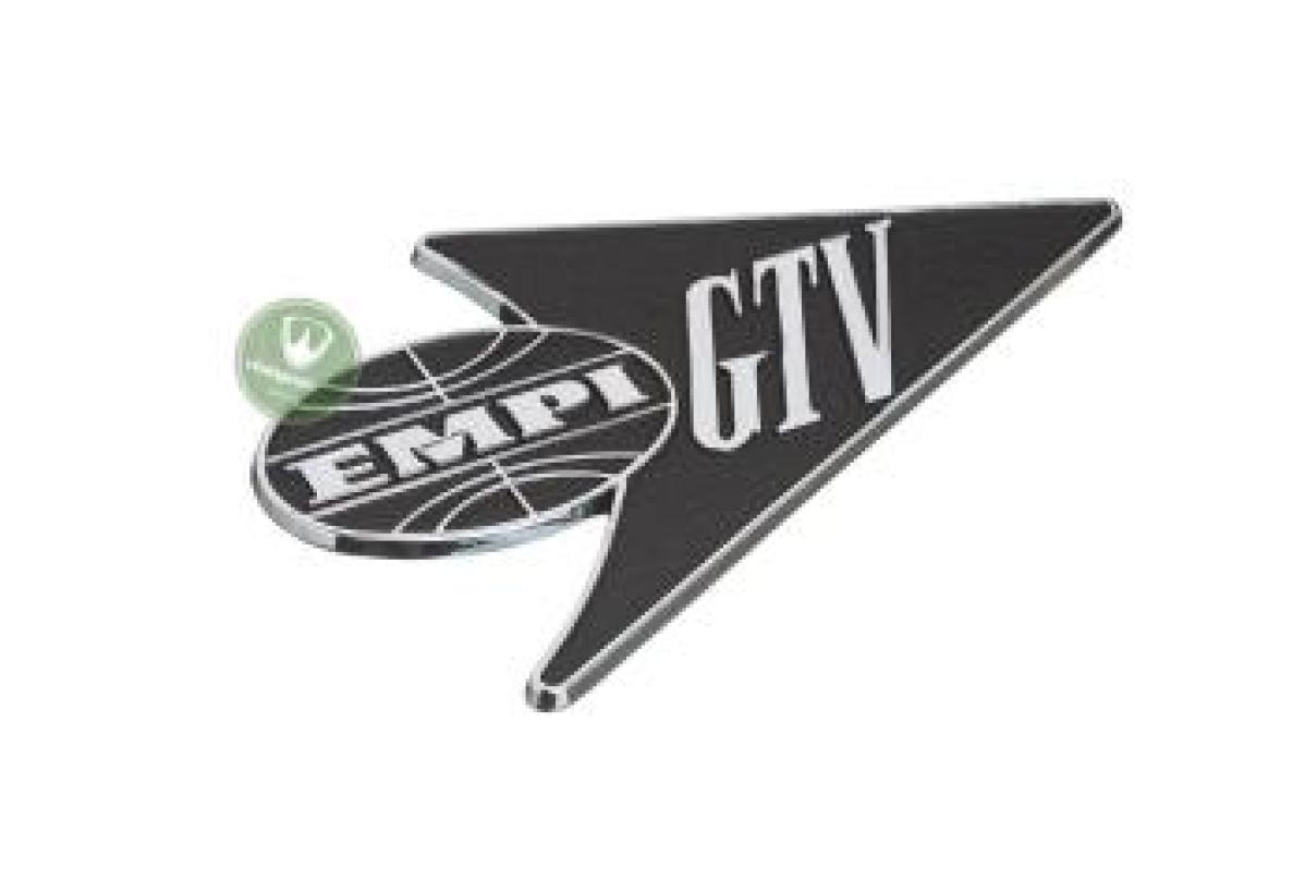 Emblema Empi "gtv" 00-6456-0 | Fusca 1949-49, Kombi 1950-50 SKU: 00-6456-0