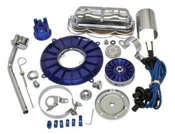 Kit Cromado Colorido Completo Motor, Azul, Empi 00-8654-0 | Fusca 1949-96, Kombi 1950-05