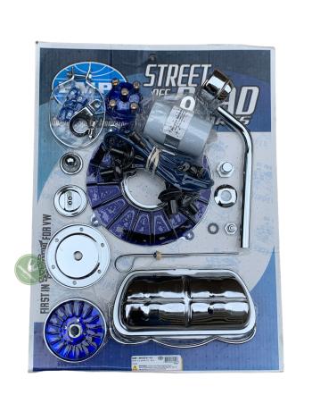 Kit Cromado Colorido Completo Motor, Azul, Empi 00-8654-0 | Fusca 1949-96, Kombi 1950-05