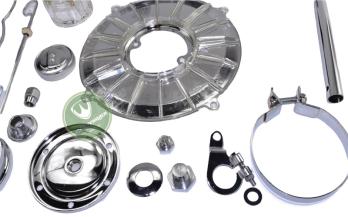 Kit Cromado Colorido Completo Motor, Transparente, Empi, Cristal 00-8656-0 | Fusca 1949-96, Kombi 1950-05 SKU: 00-8656-0