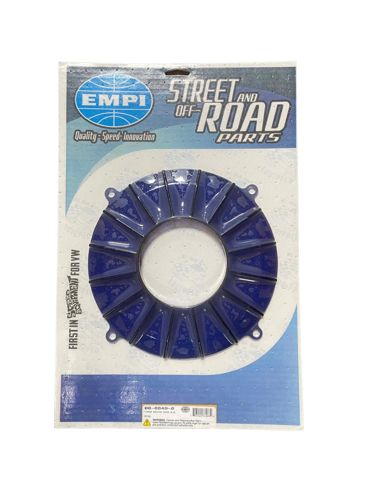 Decorativo Chapa Alternador, Azul, Empi 00-8849-0 | Fusca 1949-96, Kombi 1950-14 SKU: 00-8849-0