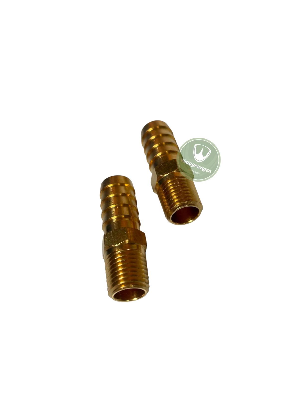 Conexão Niple 1/4 Npt Para Mangueira 1/2", Empi 00-9215-0 | Fusca 1949-96, Kombi 1960-05 SKU: 00-9215-0