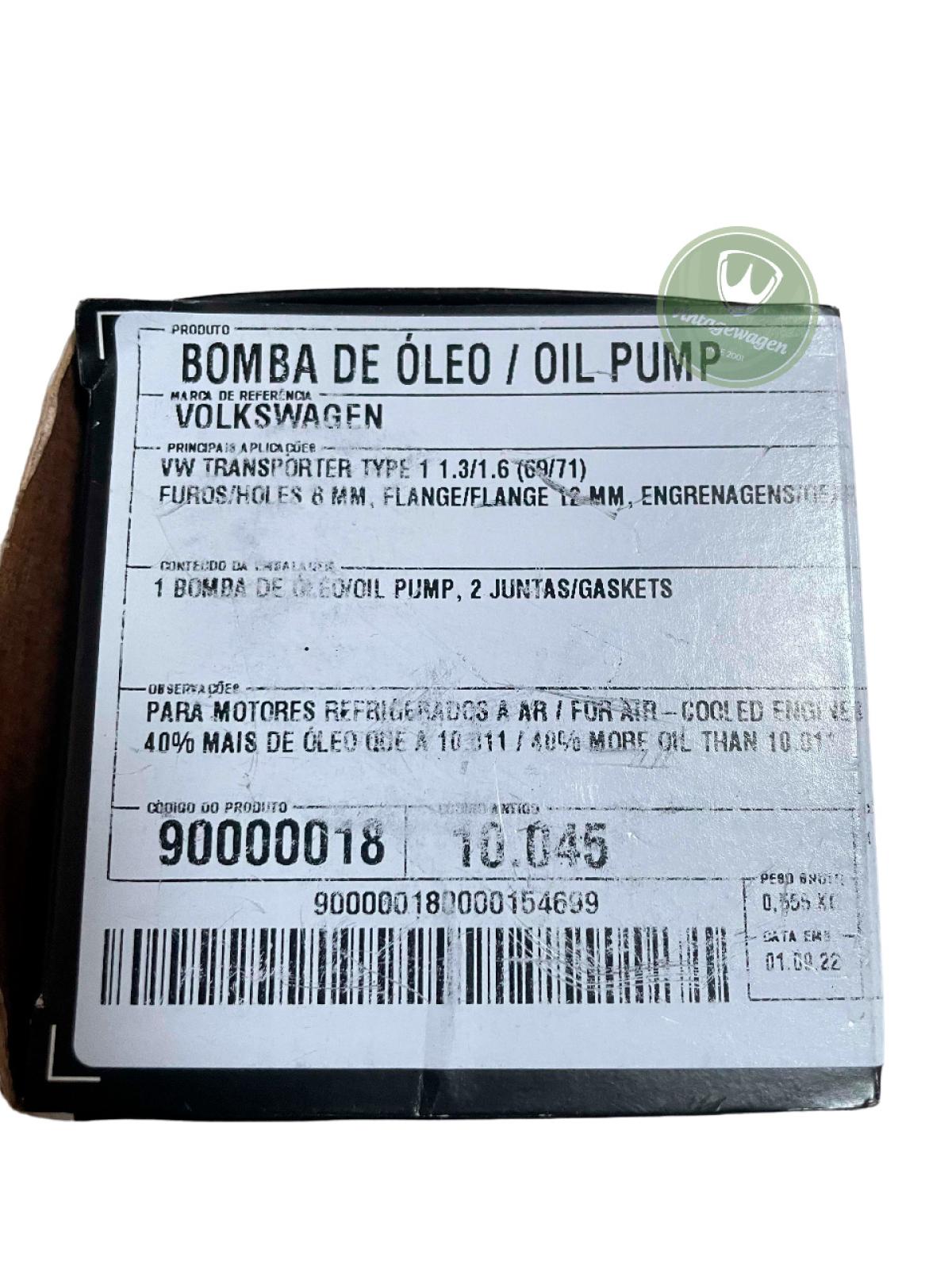 Bomba De Óleo Circulação Interna 30mm, Schadek 111115107ab | Fusca 1967-05, Kombi 1967-05 SKU: 111115107AB