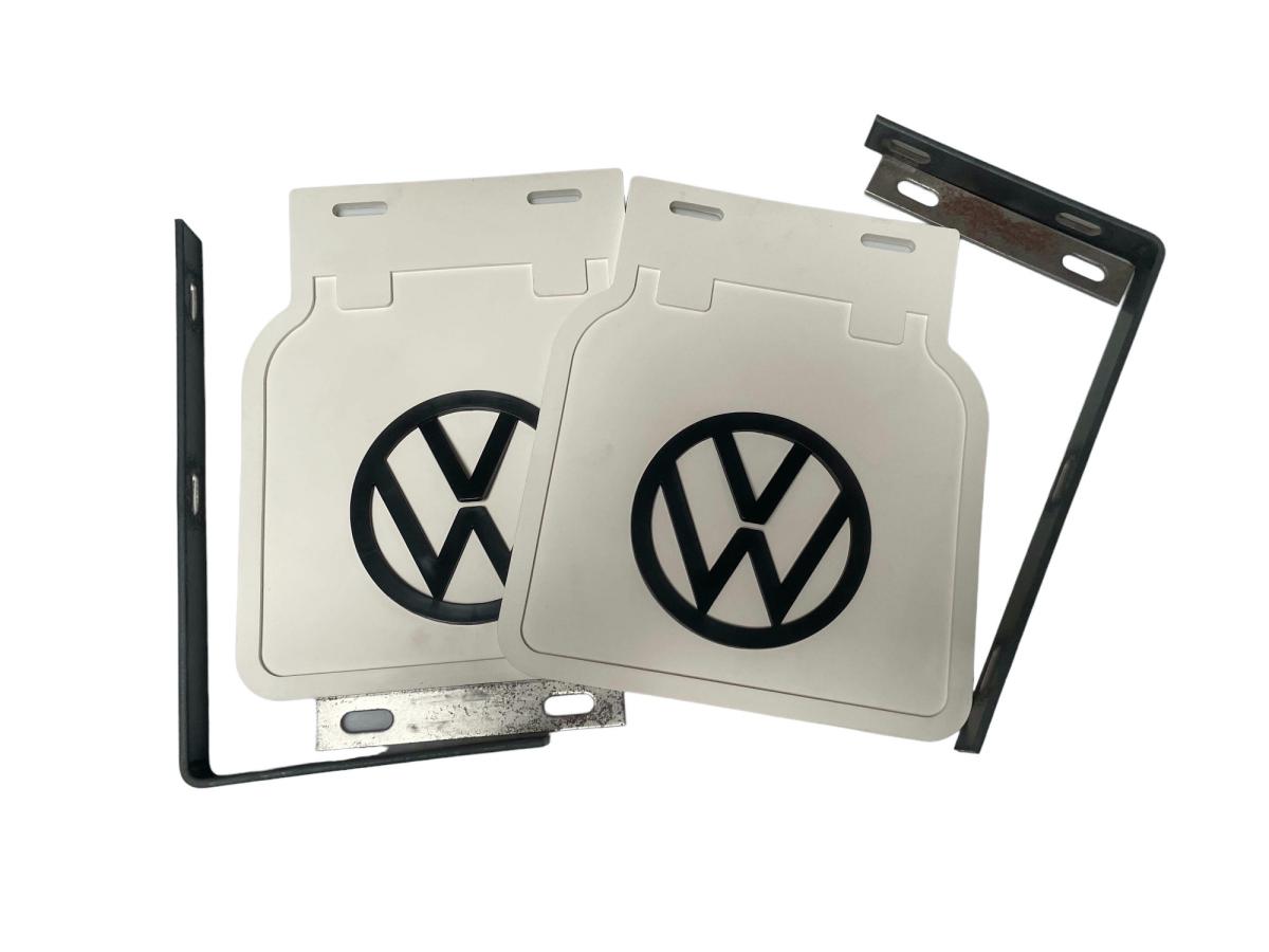 Aparabarro Traseiro, Branco, Branco Com Logo Preto / Original 111821805bws | Fusca 1949-49, Kombi 1950-50 SKU: 111821805BWS