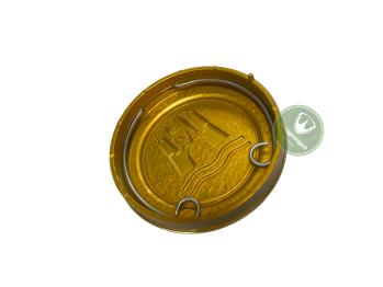 Botão Da Buzina Cálice, 1960-73, Branca + Emblema Dourado / Wolfsburg 113415669gw | Fusca 1960-73 SKU: 113415669GW