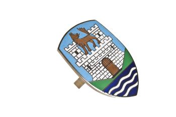 Emblema Do Capô (raposinha) Wolfsburg, Azul, 1951-59 113853621a | Fusca 1951-59