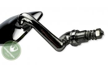 Retrovisor Externo Porta, Mexicano Inox, Premium, Esquerdo 113857513f | Fusca 1969-96 SKU: 113857513F