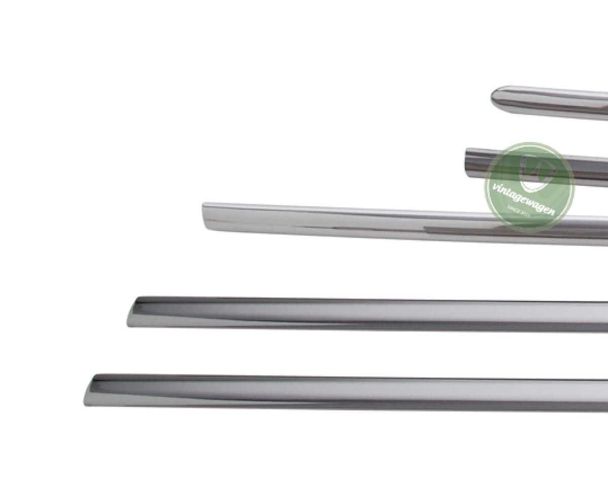 Friso Carroceria Largo Liso, 1953-66, Inox, Aço Inox /  113898111ass | Fusca 1953-66 SKU: 113898111ASS