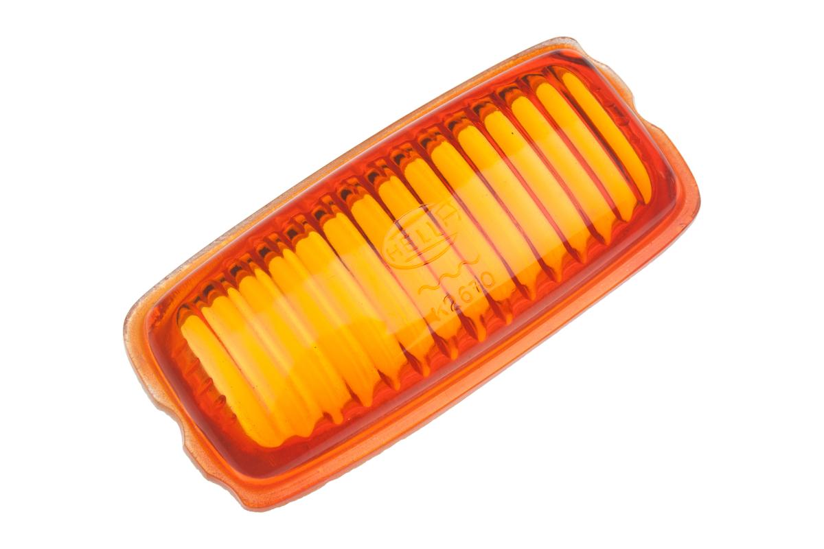 Lente Luz Lanterna De Ré, Hella Laranja 113941071ol | Fusca 1949-96, Kombi 1950-05 SKU: 113941071OL