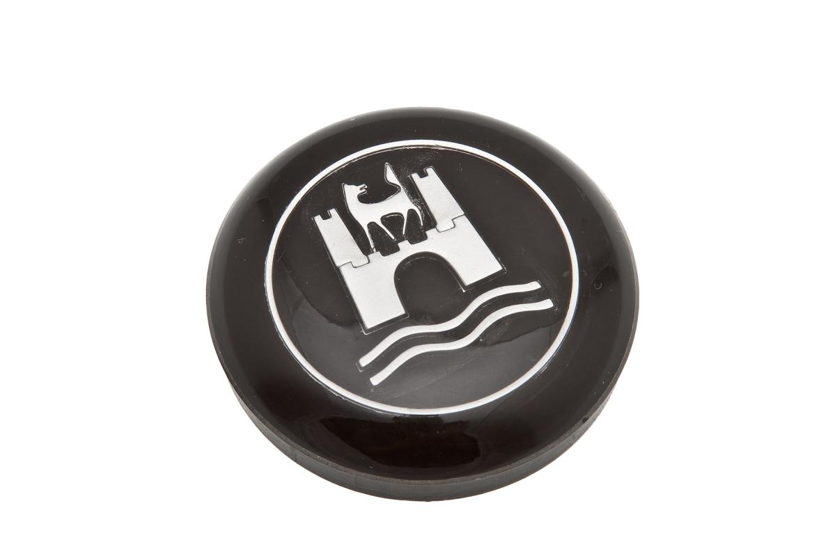 Botão Da Buzina Cálice, 1960-73, Preta + Emblema Prata / Wolfsburg 113951501c | Fusca 1960-73 SKU: 113951501C