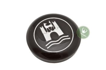 Botão Da Buzina Cálice, 1960-73, Preta + Emblema Prata / Wolfsburg 113951501c | Fusca 1960-73 SKU: 113951501C