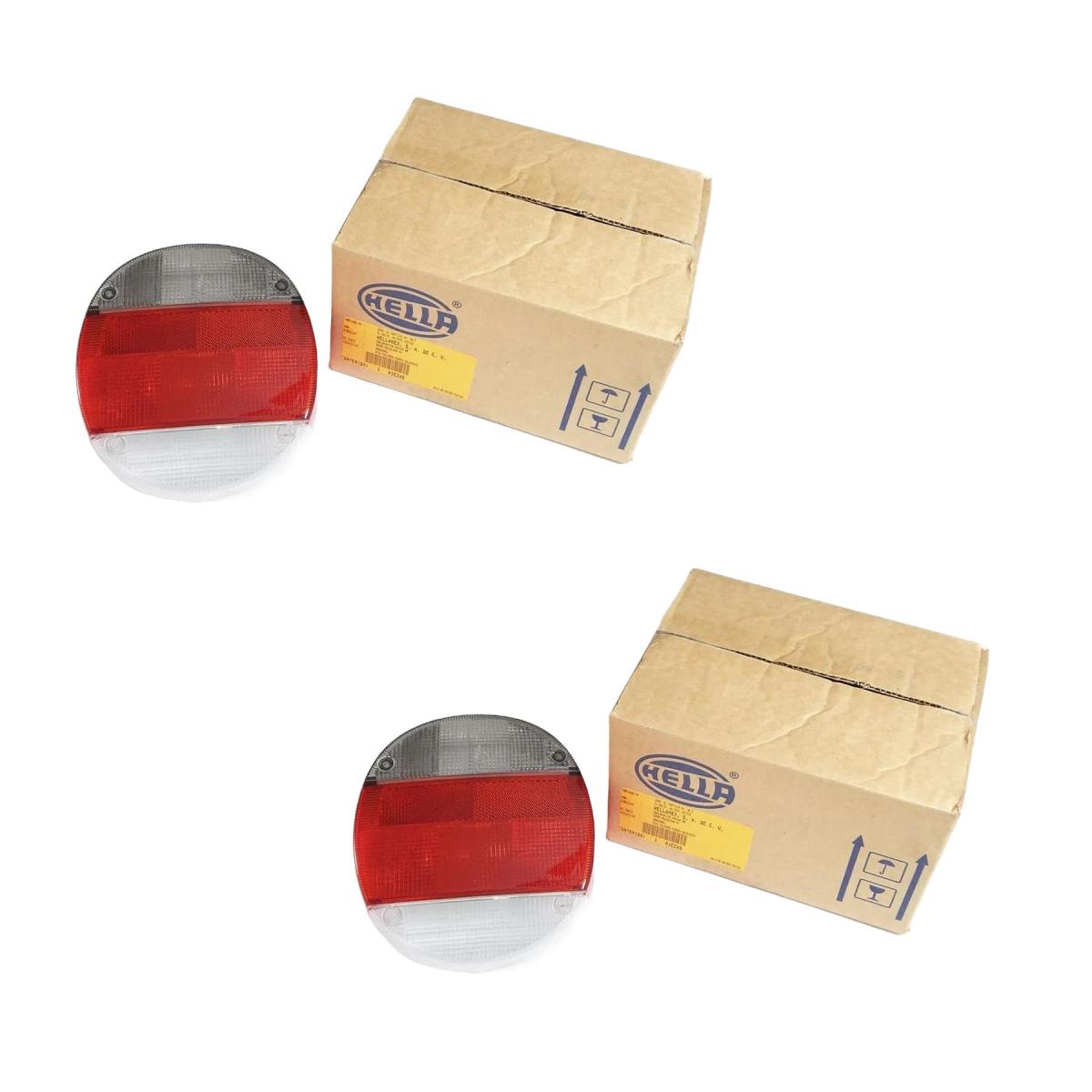 Par De Lente Lanterna Traseira Fafá, 1979-1996 Original Tricolor Fumê, Tricolor Fumé 135945223s-2 | Fusca 1979-96 SKU: 135945223S-2