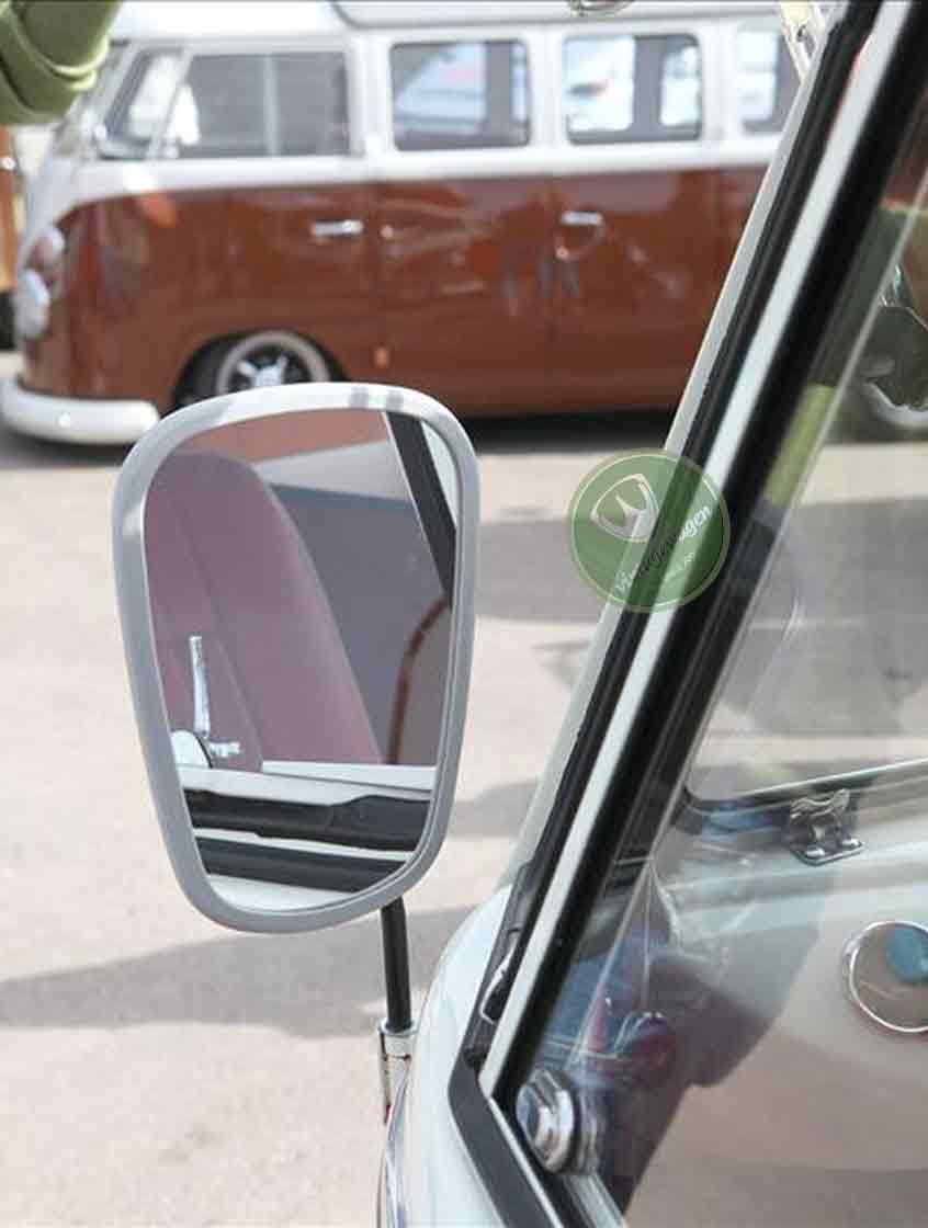 Retrovisor Externo Porta, Orelha De Elefante, Kombi Até 1975, Esq/dir 211857513bs | Kombi 1956-75 SKU: 211857513BS