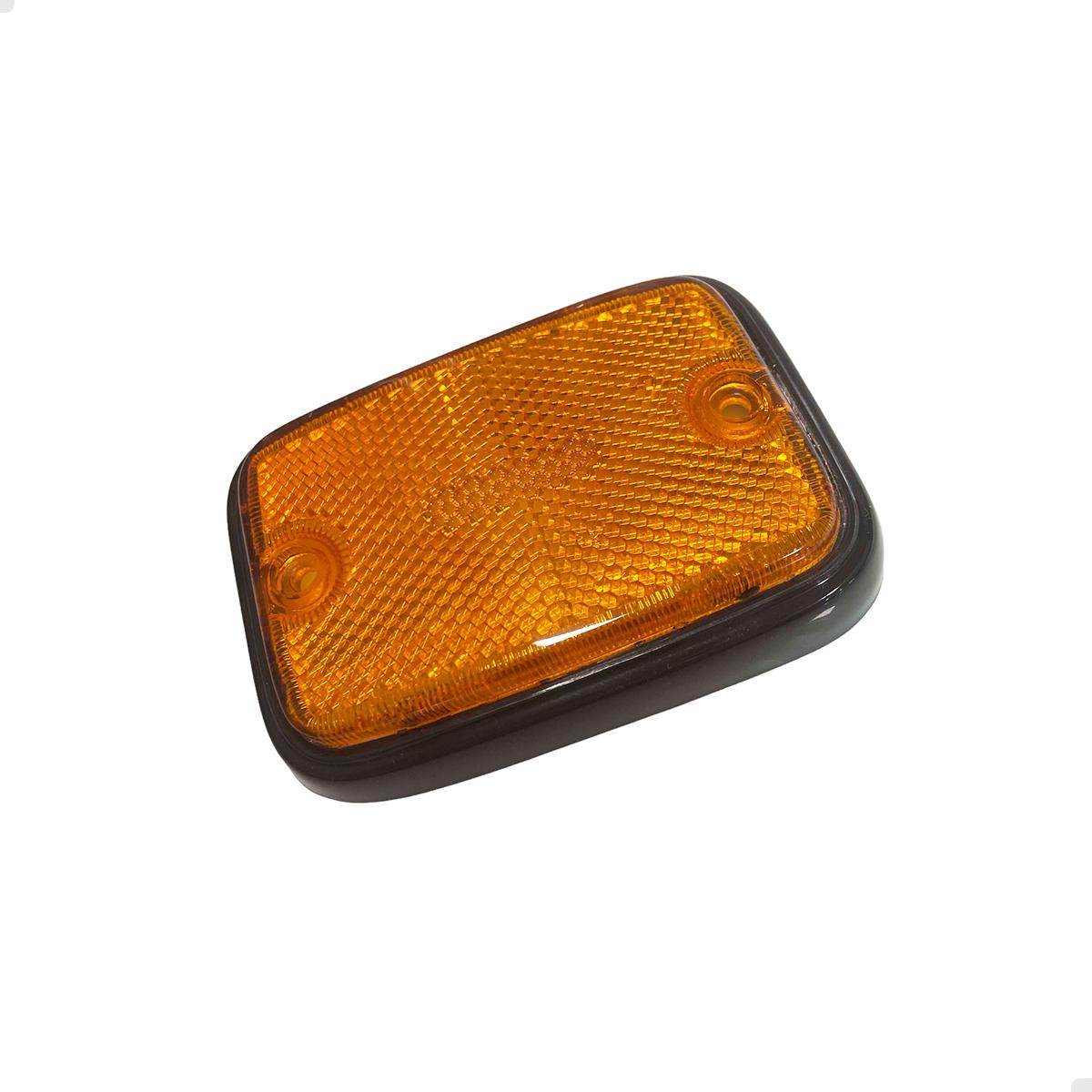 Lente Refletor Frontal Lateral Kombi Alemã, Amarelo E Preto / Rpm 211945119b | Kombi 1976-14 SKU: 211945119B