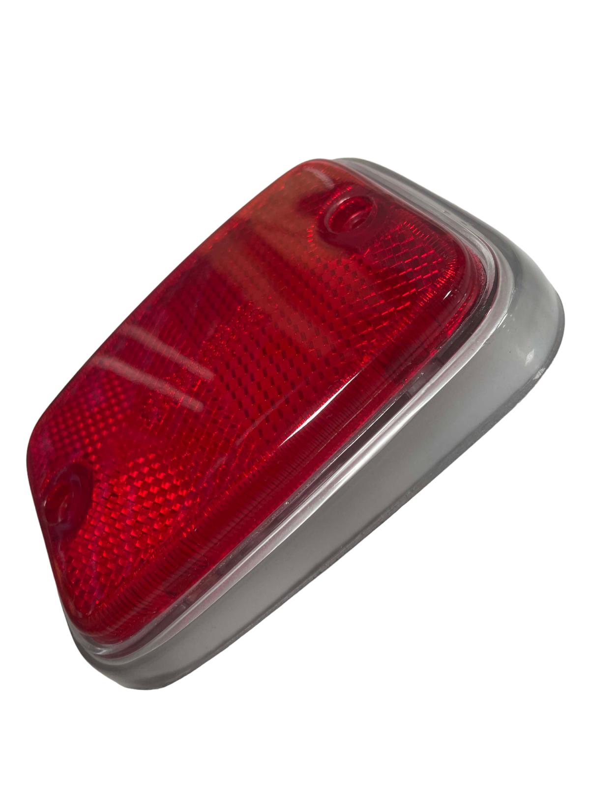 Lente Refletor Traseiro Lateral Kombi Alemã, Vermelho E Cinza Prata / Rpm 211945363a | Kombi 1976-14 SKU: 211945363A