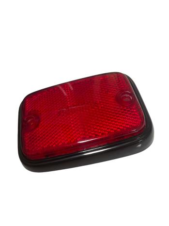 Lente Refletor Traseiro Lateral Kombi Alemã, Vermelho E Preto / Rpm 211945363b SKU: 211945363B