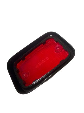 Lente Refletor Traseiro Lateral Kombi Alemã, Vermelho E Preto / Rpm 211945363b SKU: 211945363B