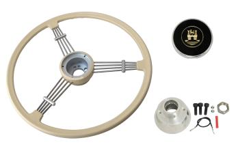 Volante Banjo, Empi, Marfim 79-4064-0 | Fusca 1949-76, Kombi 1950-75 SKU: 79-4064-0