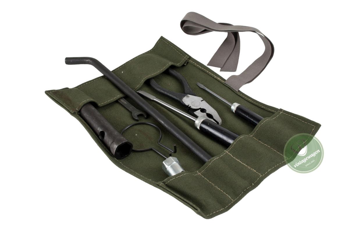 Kit Bolsa Estojo De Ferramentas, Verde Escuro Toolkitgn | Fusca 1949-96, Kombi 1950-97 SKU: TOOLKITGN